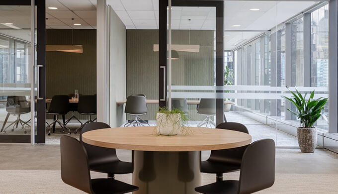 小型辦公室圓形桌