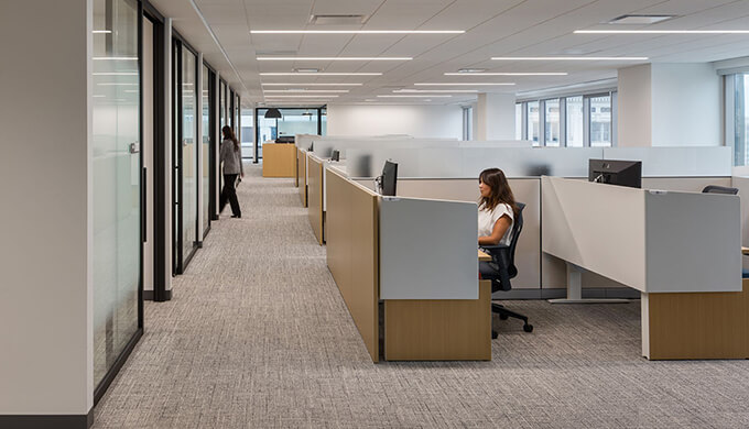 格子間員工辦公區(qū)