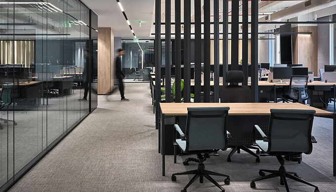 商務風辦公室采光效果
