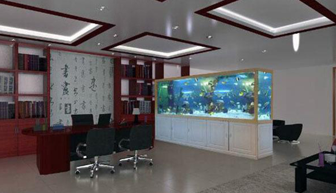 上海辦公室招財(cái)風(fēng)水魚缸