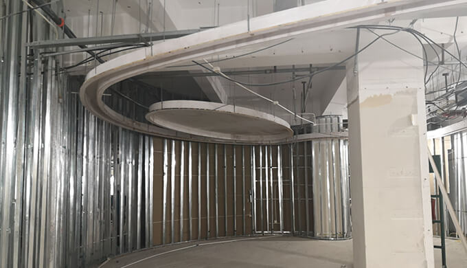 上海辦公室裝修輕質(zhì)隔墻施工注意事項